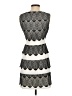 BCBGMAXAZRIA 100% Recycled Polyester Chevron-herringbone Gray Cocktail Dress Size 0 - photo 2