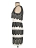 BCBGMAXAZRIA 100% Recycled Polyester Chevron-herringbone Gray Cocktail Dress Size 0 - photo 5