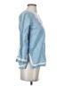 Point Sur Blue 3/4 Sleeve Blouse Size XXS - photo 4