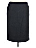 J.Crew 100% Wool Solid Black Wool Skirt Size 10 - photo 1