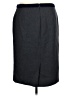 J.Crew 100% Wool Solid Black Wool Skirt Size 10 - photo 2