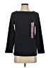 Rafaella Black 3/4 Sleeve T-Shirt Size S - photo 1