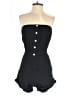 Patterson J. Kincaid 100% Cotton Solid Black Romper Size XS - photo 1