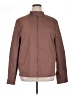 Express Solid Brown Jacket Size XL - photo 1