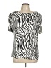 Como Blu Black Short Sleeve Blouse Size L - photo 1