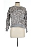 Splendid Animal Print Silver Pullover Sweater Size L - photo 1