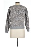 Splendid Animal Print Silver Pullover Sweater Size L - photo 2