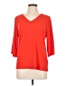MICHAEL Michael Kors Orange 3/4 Sleeve Top Size M - photo 1