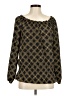 MICHAEL Michael Kors 100% Polyester Black Long Sleeve Blouse Size M - photo 1