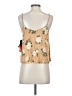 Volcom 100% Viscose Tan Sleeveless Blouse Size S - photo 2