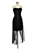 David's Bridal 100% Polyester Black Cocktail Dress Size 6 - photo 1
