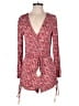 Minkpink 100% Viscose Hearts Red Romper Size XS - photo 1