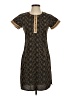 Assorted Brands Tweed Brown Casual Dress Size S - photo 1