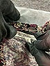 BCBGeneration Paisley Brown Burgundy Casual Dress Size M - photo 7