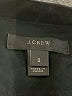 J.Crew Solid Black Long Sleeve Silk Top Size 2 - photo 3