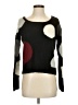 Kensie Polka Dots Black Pullover Sweater Size S - photo 1