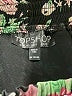 Topshop 100% Polyester Floral Black Cocktail Dress Size 4 - photo 7
