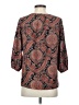 Glam 100% Polyester Brown 3/4 Sleeve Blouse Size S - photo 2