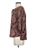 Glam 100% Polyester Brown 3/4 Sleeve Blouse Size S - photo 5