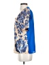 Neiman Marcus for Target 100% Polyester Blue Short Sleeve Blouse Size S - photo 5