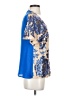 Neiman Marcus for Target 100% Polyester Blue Short Sleeve Blouse Size S - photo 4