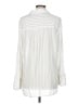 Max Studio 100% Rayon White Long Sleeve Button-Down Shirt Size L - photo 2