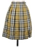 Assorted Brands Plaid Yellow Casual Skirt Size S - photo 1