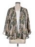 Staring at Stars 100% Polyester Silver Kimono Size M - photo 1