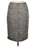 Ann Taylor 100% Polyester Houndstooth Gray Formal Skirt Size 6 - photo 2