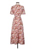 Shein 100% Polyester Floral Ivory Casual Dress Size 4 - photo 2