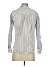 Ann Taylor LOFT Stripes Ivory Long Sleeve Button-Down Shirt Size XS - photo 2