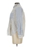 Ann Taylor LOFT Stripes Ivory Long Sleeve Button-Down Shirt Size XS - photo 5