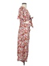 Shein 100% Polyester Floral Ivory Casual Dress Size 4 - photo 4