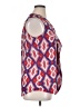 Takara 100% Polyester Blue Sleeveless Blouse Size XL - photo 4