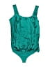 Marciano Solid Teal Sleeveless Silk Top Size S - photo 1