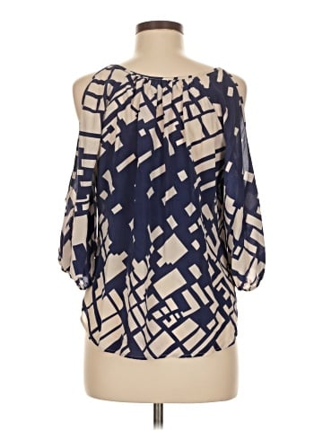 Akiko 3/4 Sleeve Silk Top (view 2)
