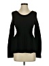 Rebecca Taylor 100% Wool Black Wool Pullover Sweater Size S - photo 1