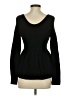 Rebecca Taylor 100% Wool Black Wool Pullover Sweater Size S - photo 2