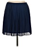 Forever 21 Contemporary 100% Polyester Solid Blue Formal Skirt Size S - photo 2