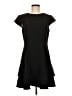 Eliza J Solid Black Casual Dress Size 8 - photo 1