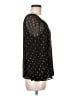 Ann Taylor 100% Polyester Black Long Sleeve Blouse Size M - photo 4