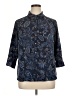 Croft & Barrow 100% Polyester Blue Long Sleeve Blouse Size XL - photo 1