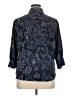 Croft & Barrow 100% Polyester Blue Long Sleeve Blouse Size XL - photo 2