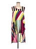 Melissa McCarthy Seven7 100% Polyester Graphic Pink Casual Dress Size M - photo 1