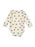 Unbranded Hearts Ivory Long Sleeve Onesie Size 9-12 mo - photo 2