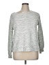 Ellen Tracy Animal Print Silver Pullover Sweater Size XL - photo 1