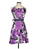 Ruby Rox Print Purple Cocktail Dress Size 3 - photo 1