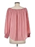 Express Outlet 100% Polyester Pink Long Sleeve Blouse Size L - photo 2