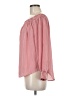 Express Outlet 100% Polyester Pink Long Sleeve Blouse Size L - photo 5