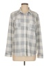 32 Degrees Houndstooth Gray White Long Sleeve Blouse Size M - photo 1